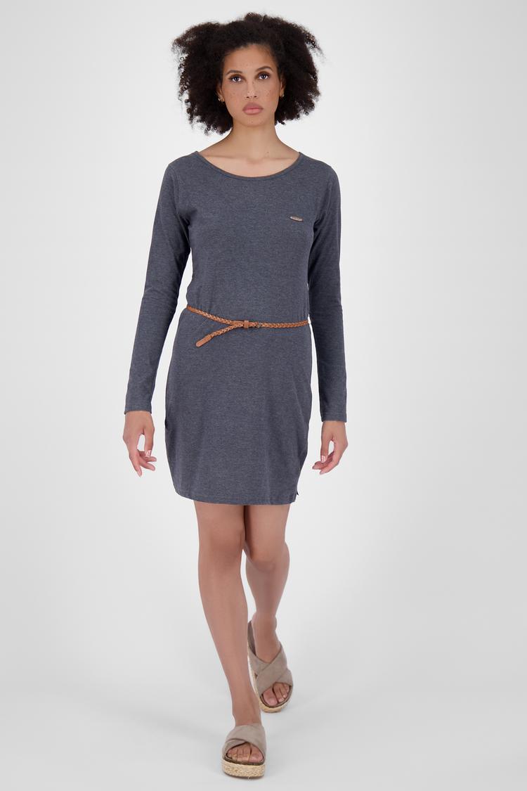 ALIFE AND KICKIN ALIFE AND KICKIN EllinAK A Kurzarmkleid Damen - marine melange - 4 | SportScheck