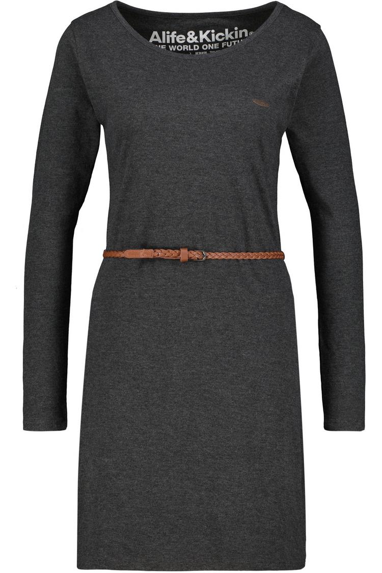 ALIFE AND KICKIN ALIFE AND KICKIN EllinAK A Kurzarmkleid Damen - moonless melange - 0 | SportScheck