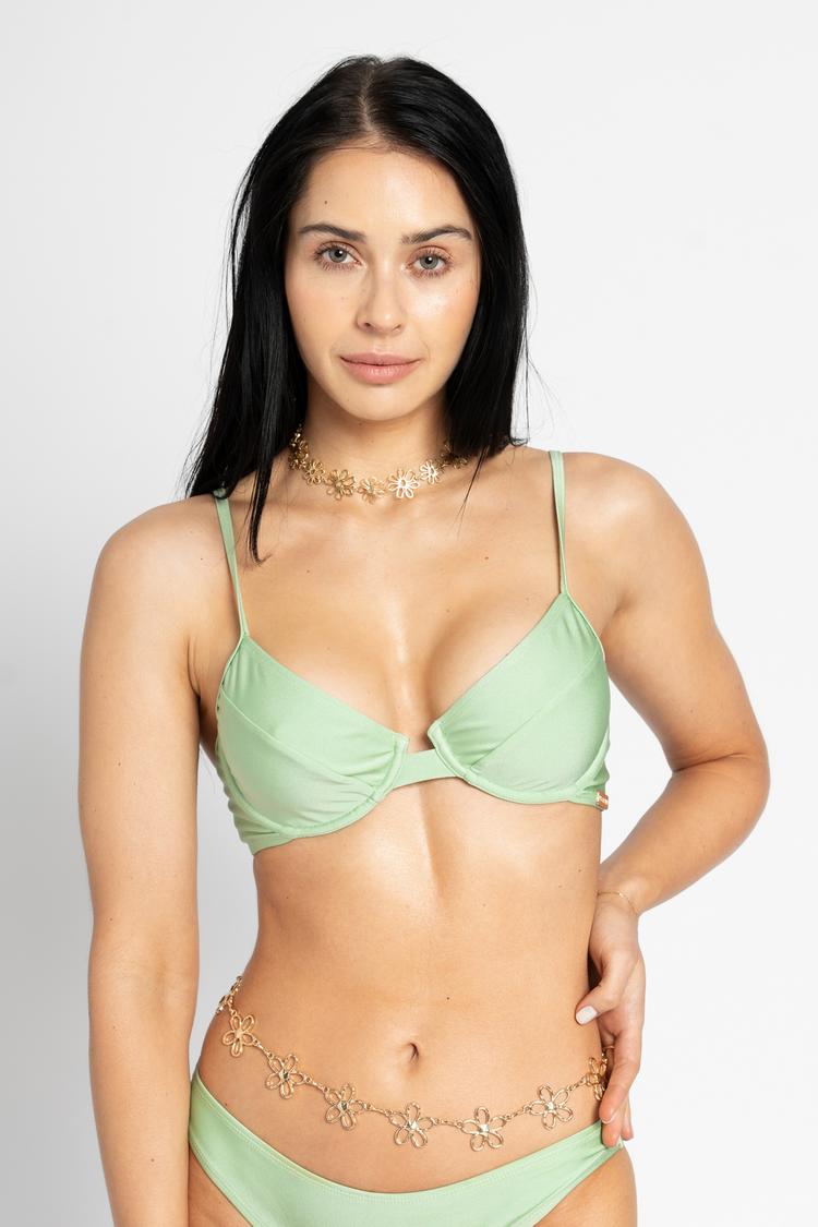 ALIFE AND KICKIN ALIFE AND KICKIN PinaAK A Bikini Oberteil Damen - pistachio - 5 | SportScheck