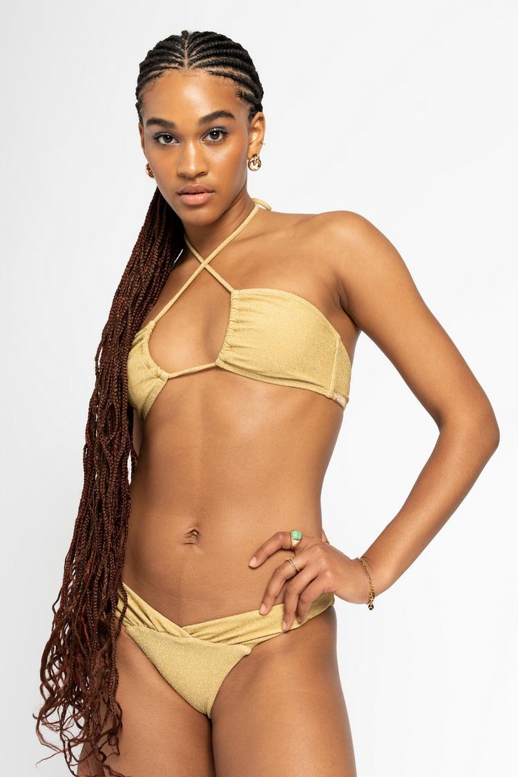 ALIFE AND KICKIN ALIFE AND KICKIN ZulaAK A Bikini Hose Damen - gold - 0 | SportScheck