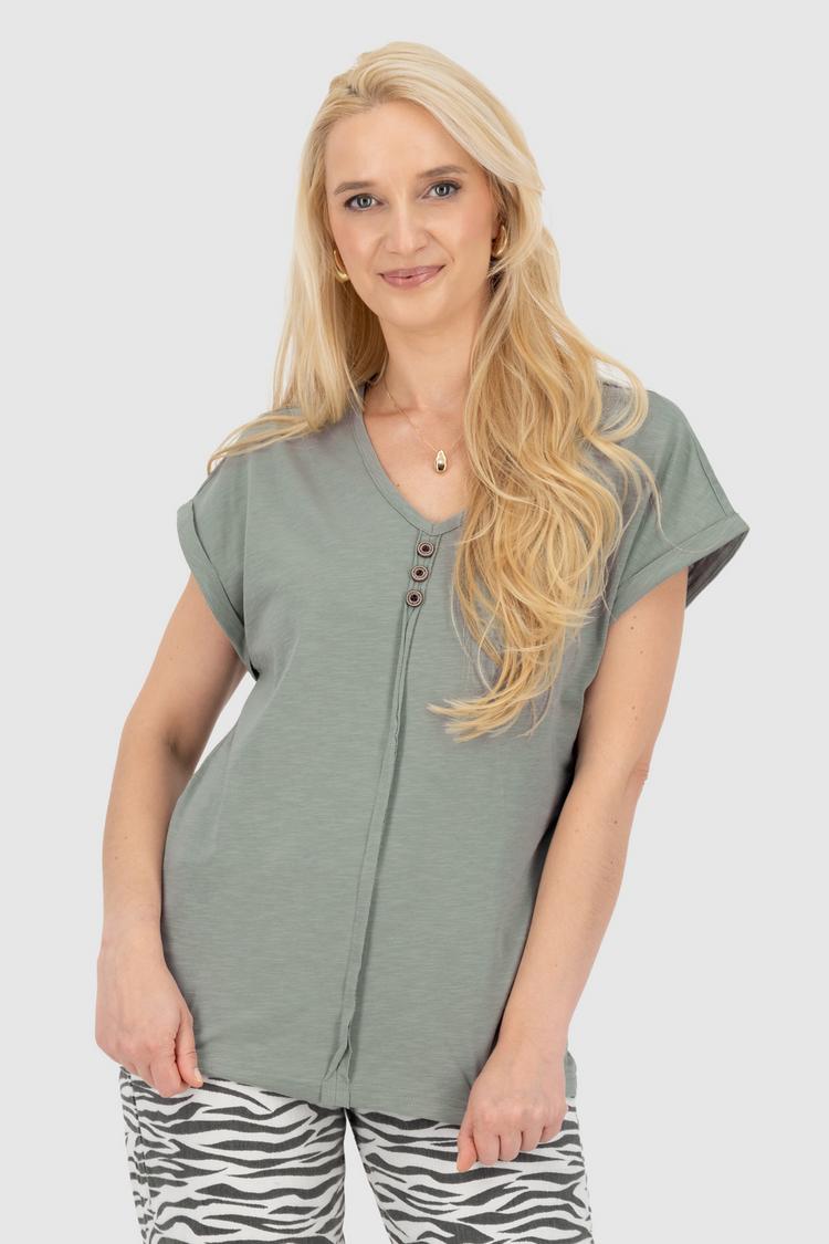 ALIFE AND KICKIN ALIFE AND KICKIN AnaisAK A T-Shirt Damen - alpine frost - 0 | SportScheck