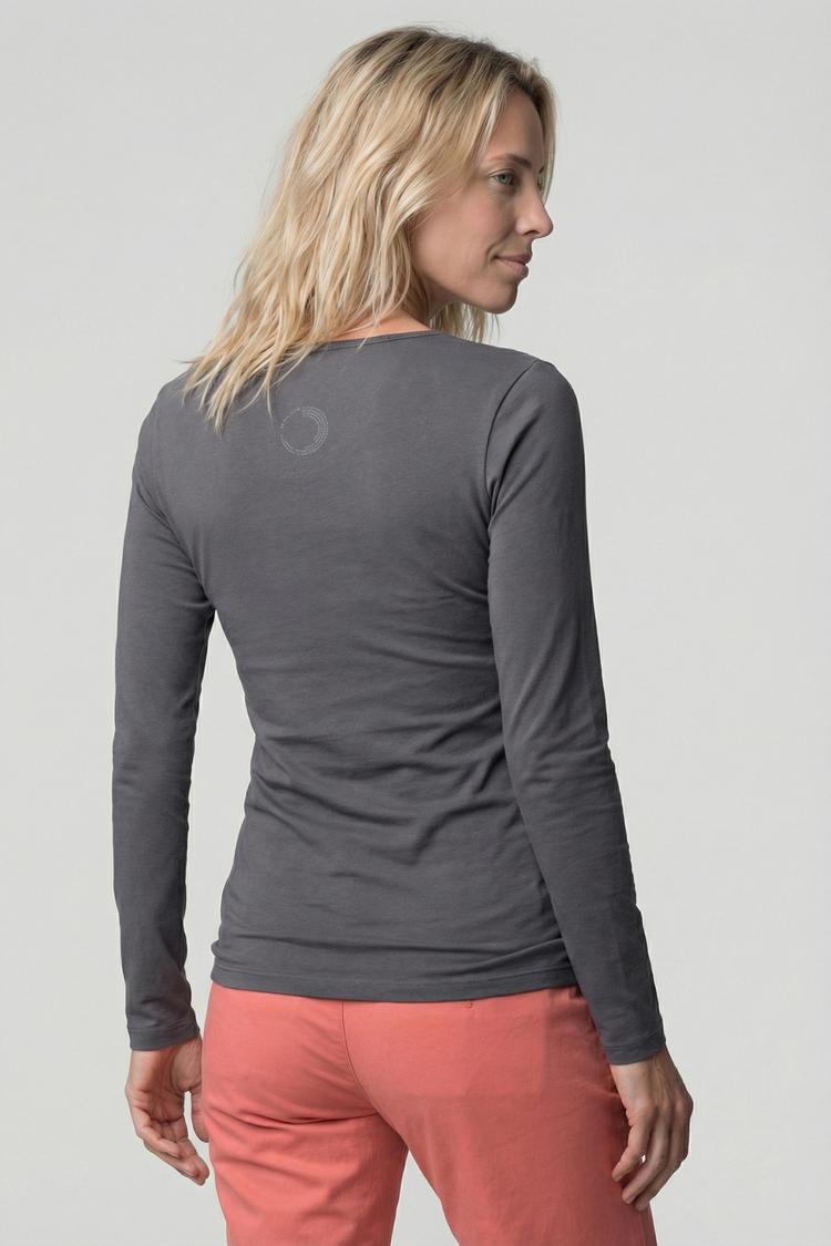 ALIFE AND KICKIN ALIFE AND KICKIN EvelynAK A Langarmshirt Damen - iron gate - 1 | SportScheck