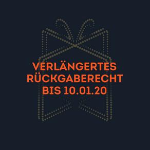 Verl&auml;ngerte R&uuml;ckgabe bis 10.01.20