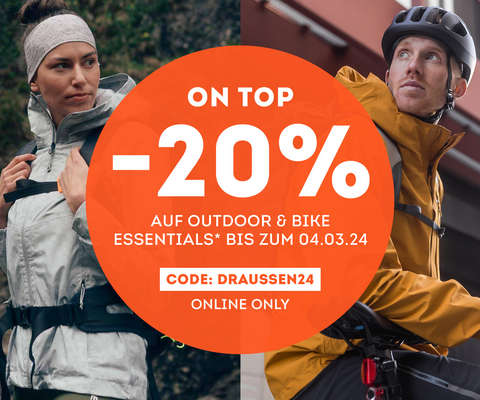 -20% on top auf Outdoor & Bike Essentials*