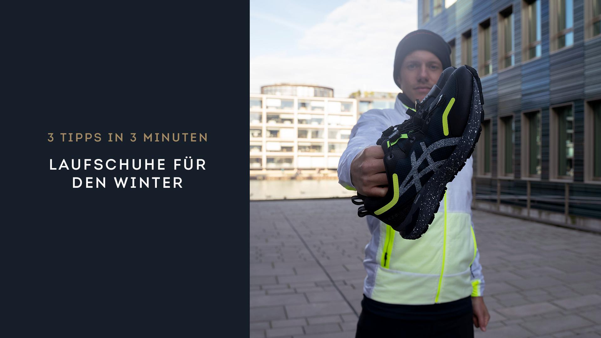 Laufschuh für den Winter 