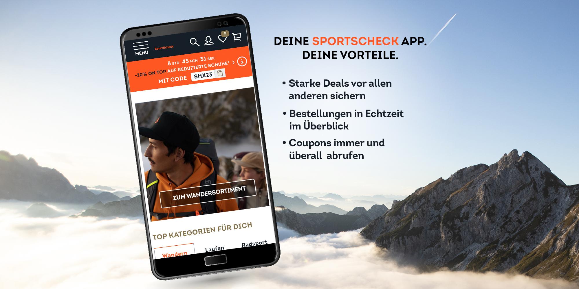 Deine SportScheck App