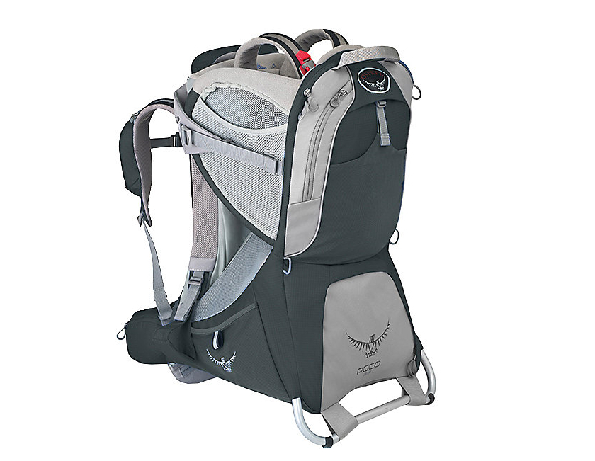 Bild von einer Osprey Poco Plus Kraxe in grau