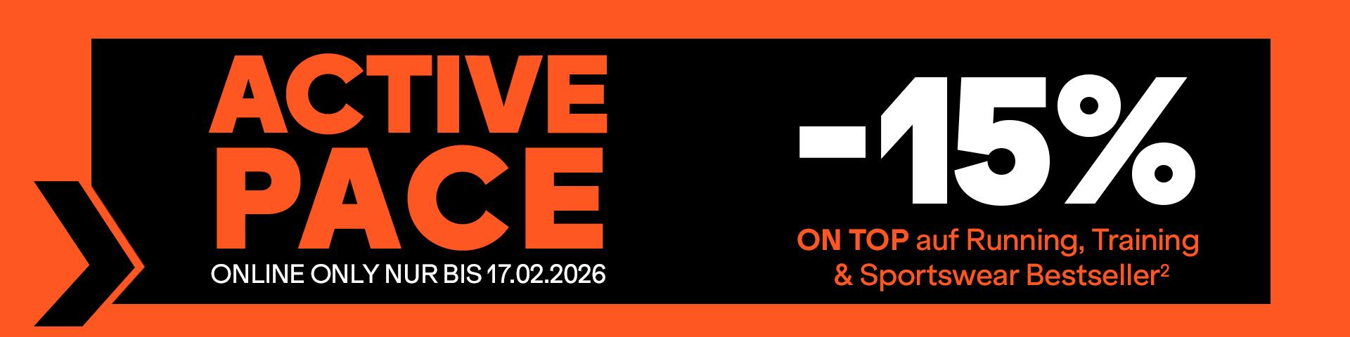 -15% on top auf Running, Training & Sportswear Bestseller&sup2;