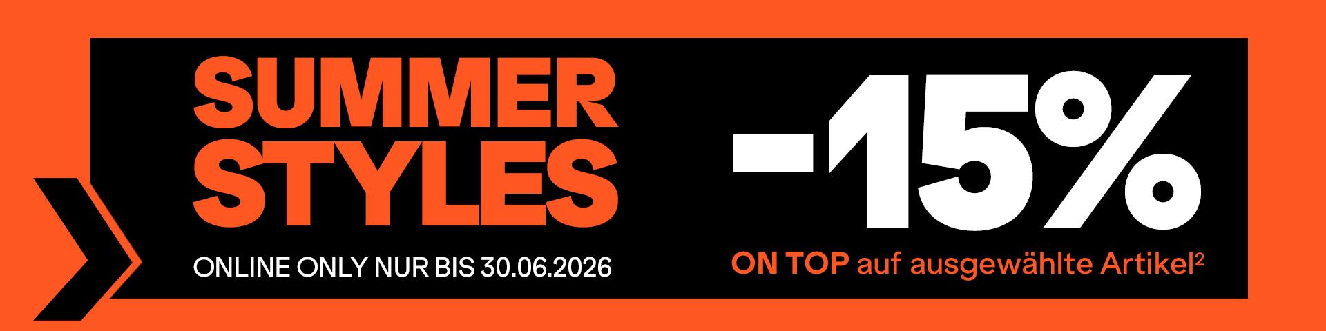 -15% on top auf Summer Styles&sup2;