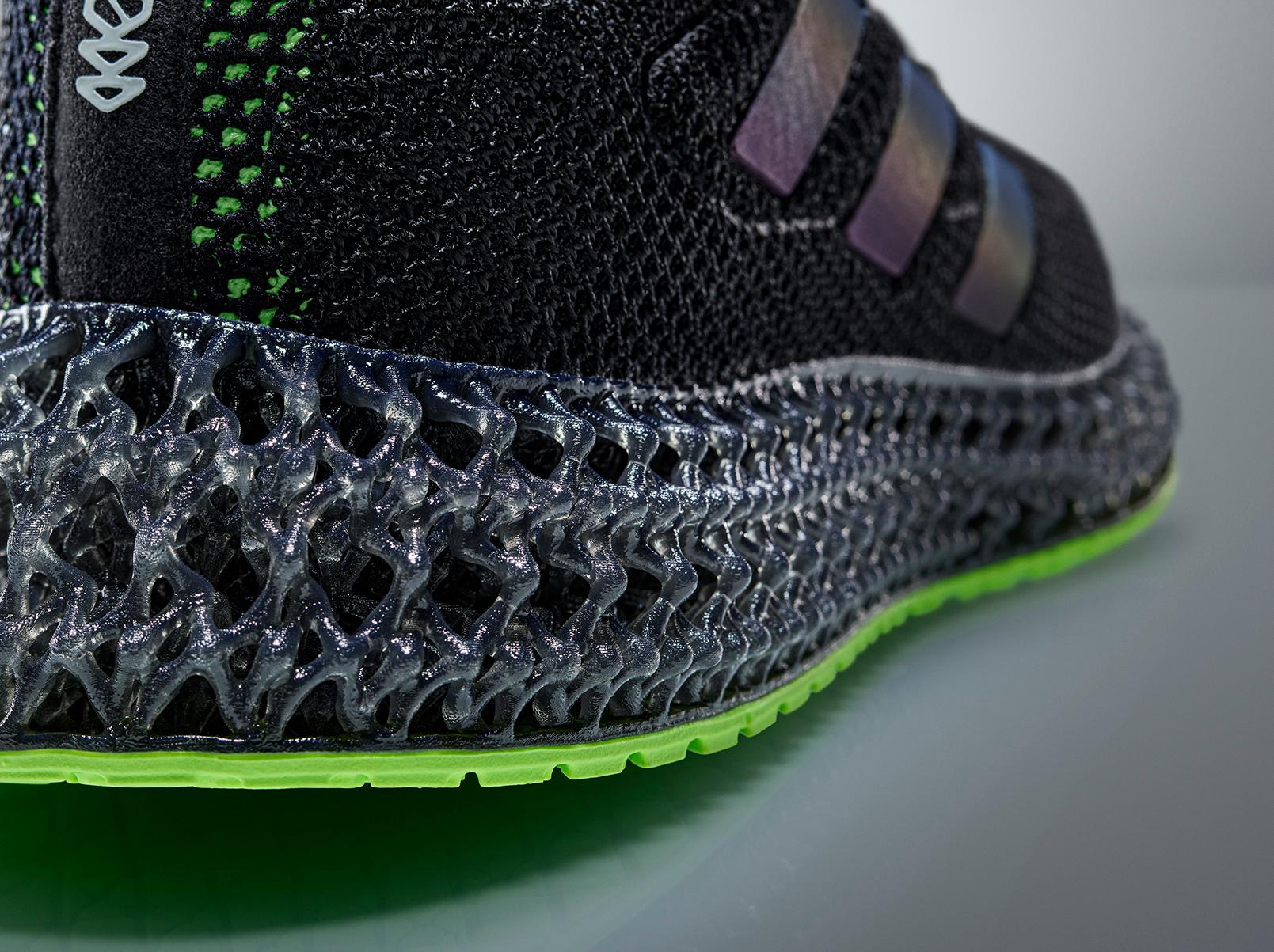 Adidas 4D FWD Sneaker-Mittelsohle in 3D-lattice Struktur