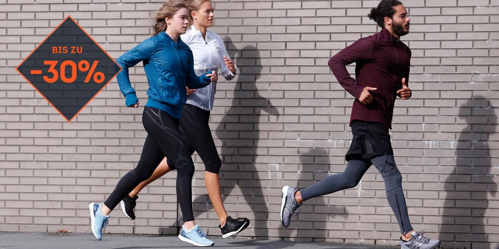Laufsortiment bis 30 Prozent reduziert