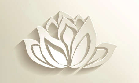 Das Symbol einer Lotusblüte.
