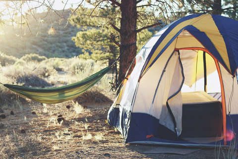 Zelt Camping Haengematte