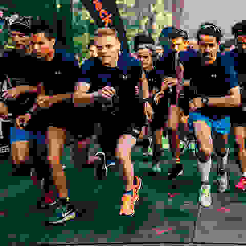 Teilnehmer des SportScheck Runs Hannover beim Start