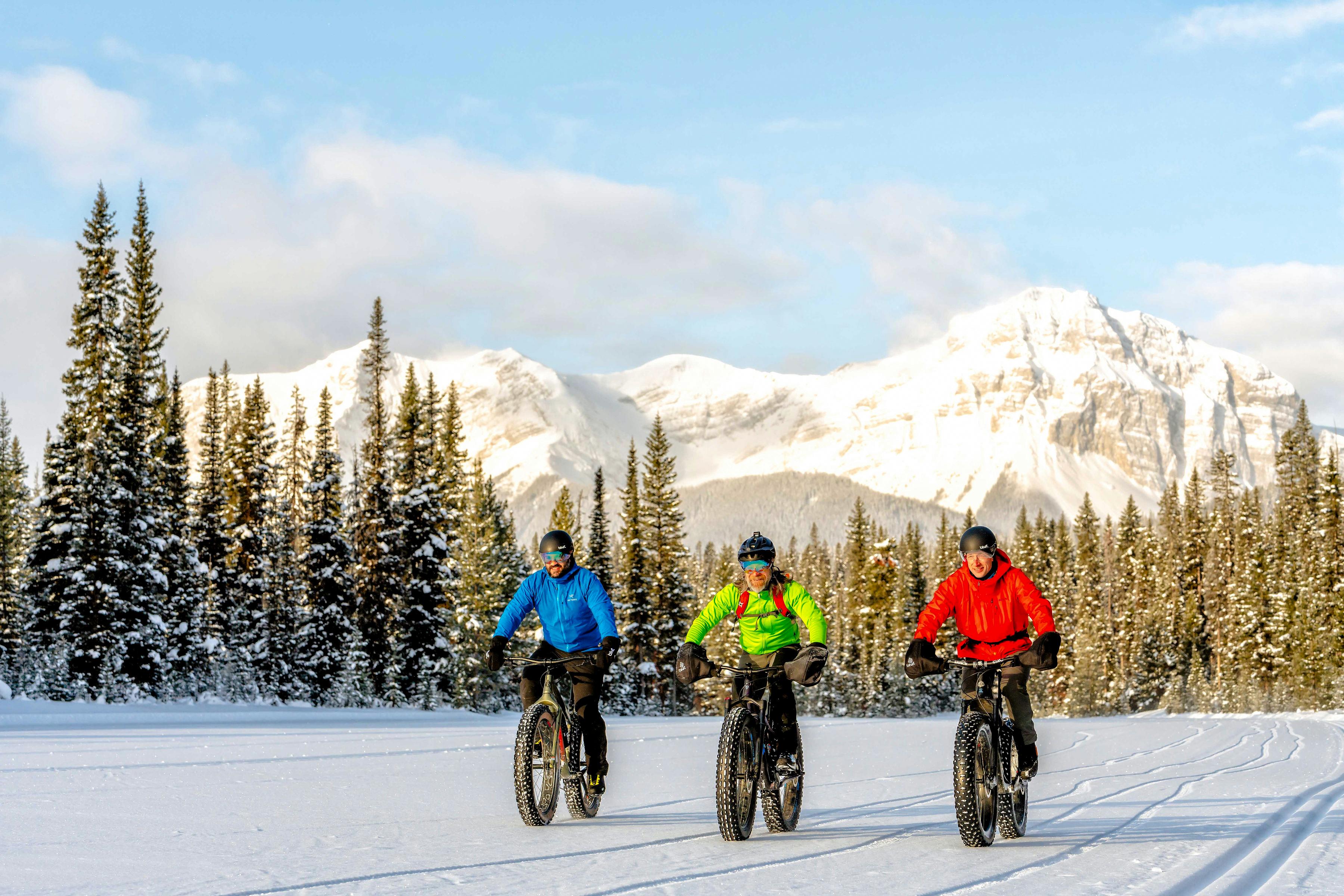 Bike Winter Mountain Schnee Sport