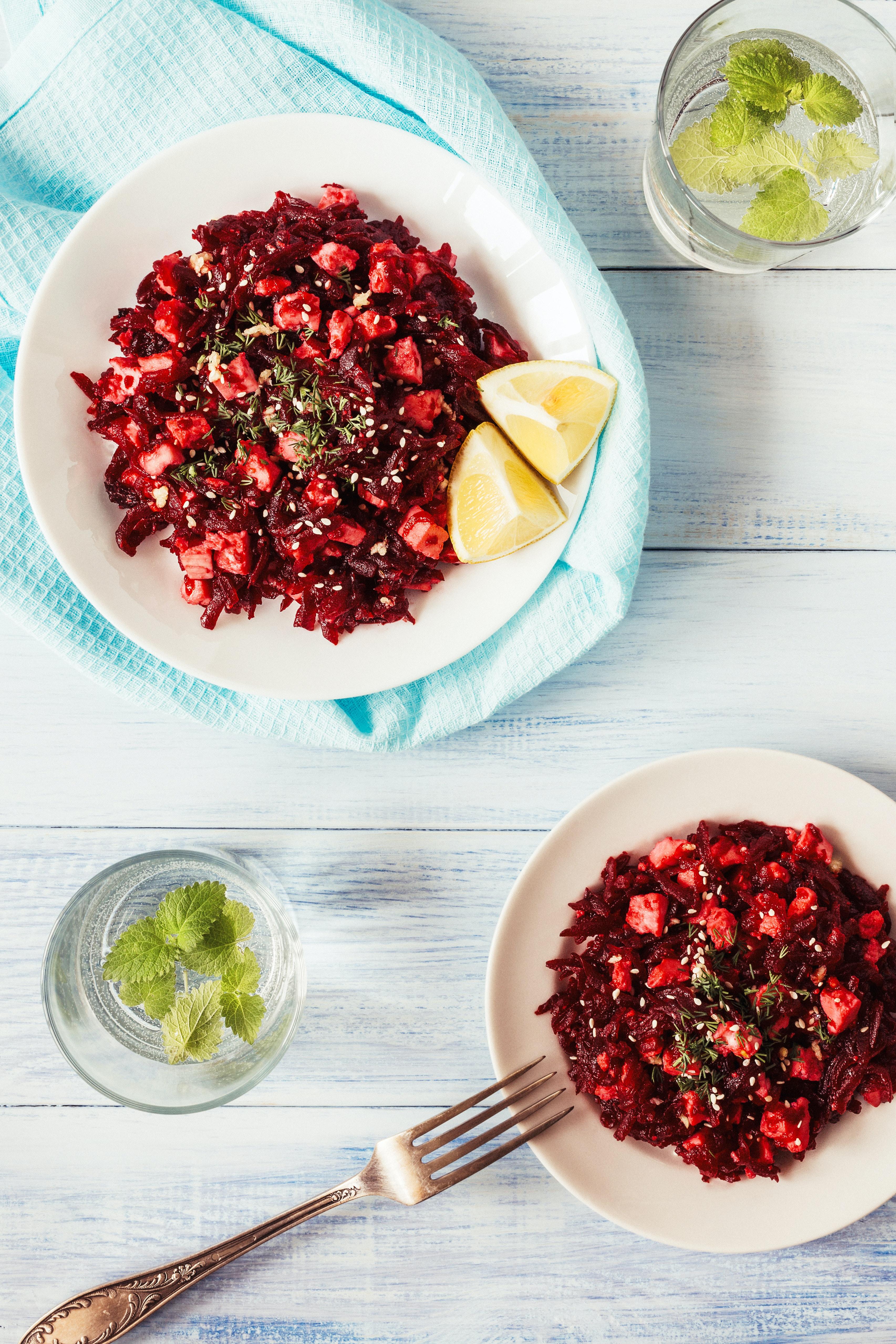 Granatapfel Bowl Salat Zitrone Gesund