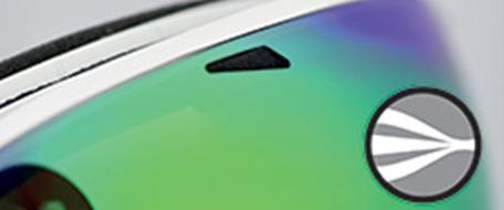 Airframe Venting Belüftungssystem einer ALPINA Skibrille