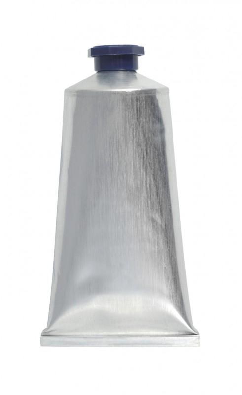 Eine silberne Tube Creme.
