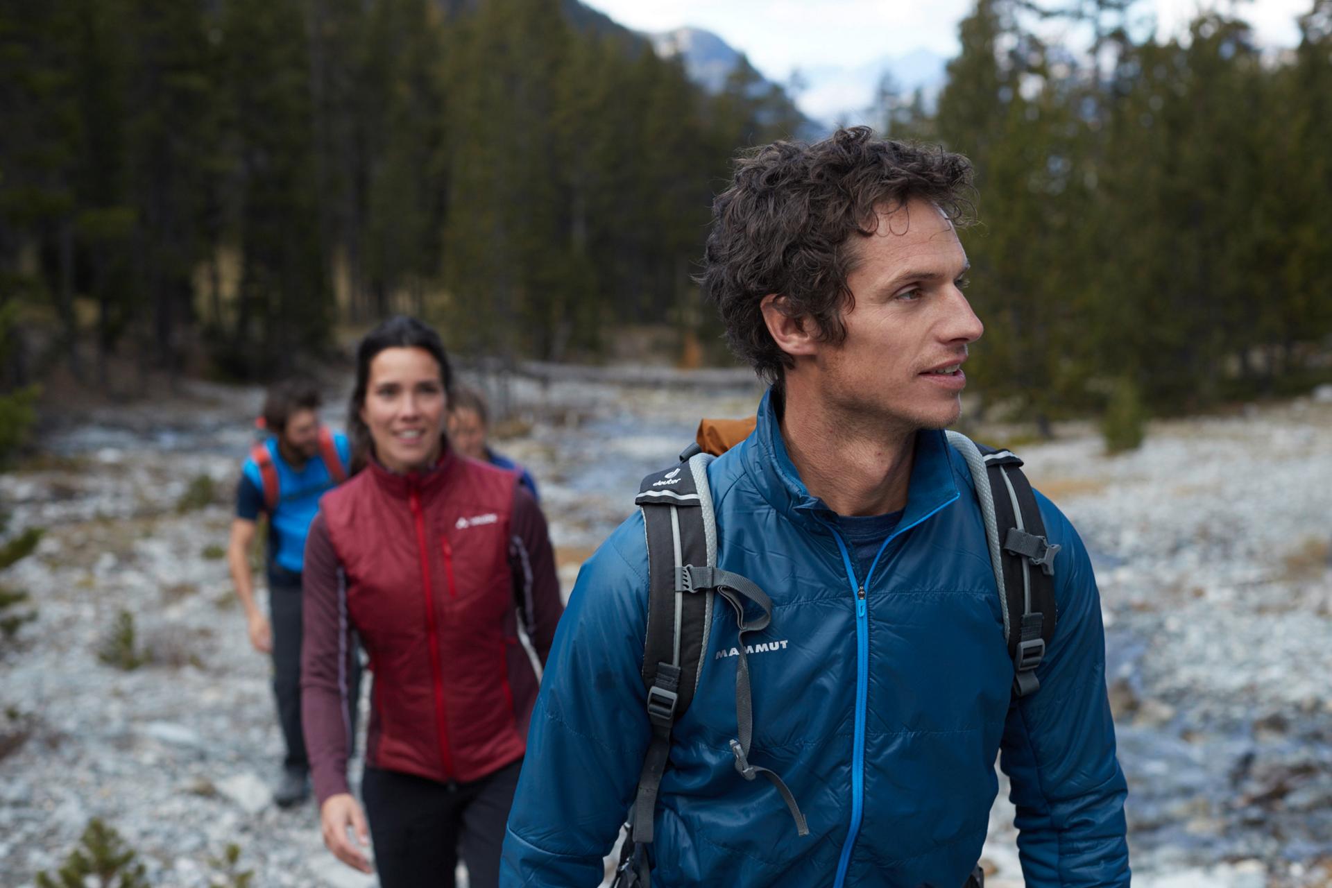 Eine Gruppe von Wanderern.